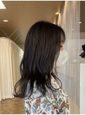 暗髪グレージュ(^^)