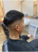 スキンフェード×クロップ