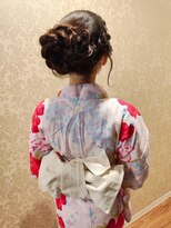 アートメイクトキ アップヘア&お太鼓風リボン