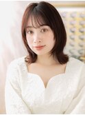 顔周りレイヤーカット韓国風小顔ウルフボブa戸頭20代30代40代