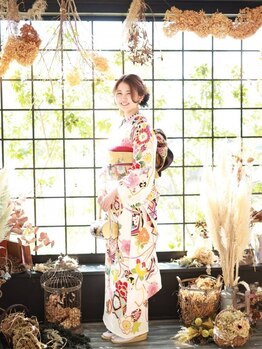 カットハウス ジュランの写真/【熊本/玉名】着くずれしない◎着付けコンクール受賞歴あり＊思い出に残る大切な日はプロの技で華やかに♪