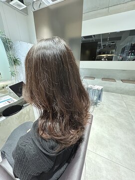 アフィニティ(affinity) セミロングデジタルカール