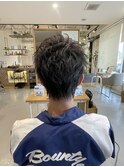 スパイキーショート ピンパーマ 刈り上げない