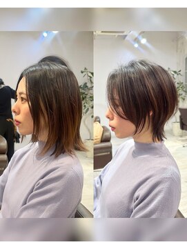 レイラバイアフロート 吉祥寺(Lila by afloat) 【畑中正敏】愛されショートボブ艶髪/似合わせカット