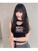 くすみベージュ×姫カットレイヤー×韓国風巻き【ayana】