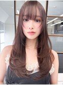 10代20代30代大人可愛い韓国風ミルクティーベージュ韓国ヘア