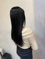 黒髪ロング/ストレートロング