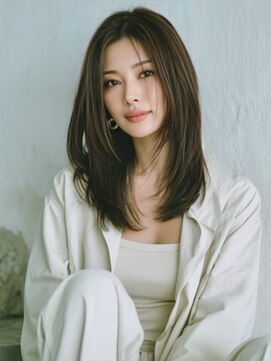 アルトリスト(Altruist Aging×HAIR&SPA) ★ダークアッシュ大人ガーリーボブ着物ミディアムレイヤーカット