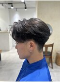 ダークアッシュニュアンスパーマ韓国マッシュ《用賀》