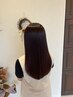 【松永指名/髪質改善】★小顔似合わせレイヤーCut＋Color＋Aujua艶ケア