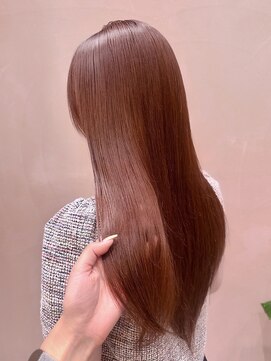 ガーデンヨコハマ(GARDEN YOKOHAMA) コーラルオレンジ ブリーチなし 髪質改善 暗めカラー