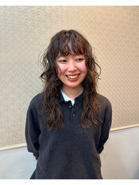 オルセン ディービーエー バルーンヘアー(OLSEN D.B.A BALLOON HAIR) 外国人風パーマ/ロング/ロングパーマ/顔まわりレイヤー