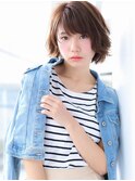 大人レイヤーショート/ショートボブ/前髪あり/20代30代40代