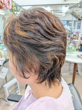 カスミ カットハウス 透け感メッシュ