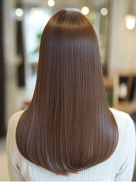 自慢したくなる圧倒的艶髪！！髪質改善