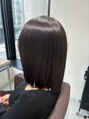 アトレ 福岡大名店(attrait)&nbsp;ブラウンカラー髪質改善トリートメントでツヤツヤ