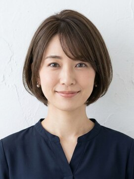 と和×美髪クリニック 巣鴨店 大人上品ショートボブ｜お悩み解決カット×白髪ぼかしグレージュ