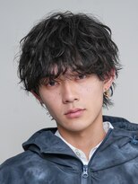 バイフィフス 原宿/表参道(by fifth)&nbsp;原宿シャドウパーマメンズカットマッシュウルフラウンドマッシュ