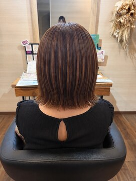 サン 都賀店(san) 暗めカラー/グランマッシュ/フェイスフレーミング/都賀/四街道