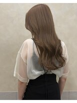 フレームプラス 天王寺あべの店(FRAME+)&nbsp;ブリーチなしダブルカラー♪シアーベージュ