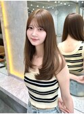 2way前髪レイヤーカット韓国ヘア