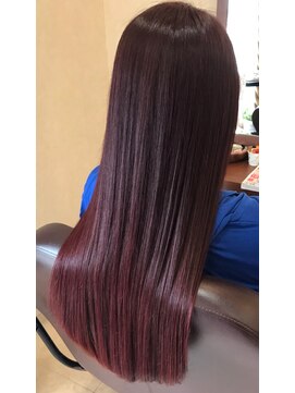 パッション 石巻蛇田店(PASSION) ABE 髪質改善 ブリーチなし レッド