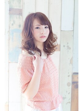 ヘアーズ ロッソ テラス(hair's ROSSO TERRACE) 【鶴見】伸ばしかけ 無造作 ふわミディ☆[30代40代50代]