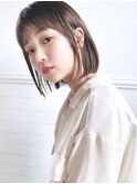 【December】大人かわいい フレンチボブ フォギーベージュ♪