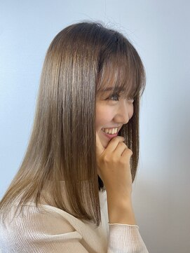 アッシュ 新杉田店(Ash) 髪質改善　ブリーチ縮毛矯正　ツヤ感　縮毛矯正　美髪