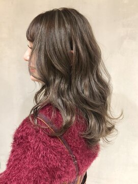 アルバム 新宿(ALBUM SHINJUKU) ブルージュハイライト_オリーブカラーハイライトカラー_ba267772