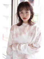 フラッグヘア 新宮店(Flag HAIR)&nbsp;チェリーブラウン×大人ガーリー