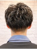 自然な形状記憶パーマスタイル
