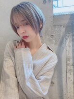 ルービック 奈良(Rubik's)&nbsp;大人可愛いミルクティーグレージュショートボブ