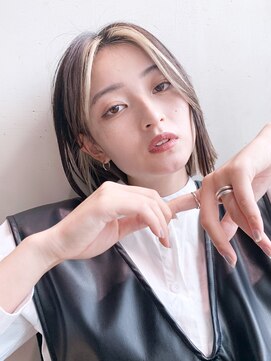 アルバム 池袋(ALBUM) ナチュラルストレート_ホワイトグレージュネビージュ_8787