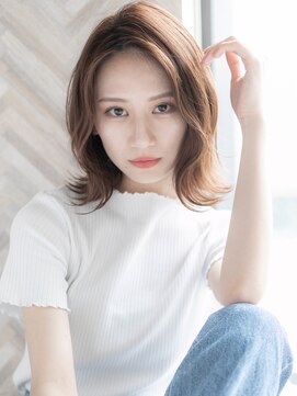 ローレン(LOREN) ＊LOREN自由が丘＊前髪なし/大人可愛い/ボブウルフ/外ハネボブ