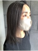 透け感ダークアッシュ