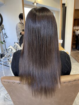 フツーロ 栄(FUTURO) グラデーション　ブラウンカラー　エクステ　プルエクステ