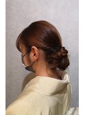 訪問着ヘアセット