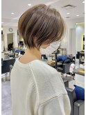 30代/40代/50代・絶壁解消・小顔前下がりショートボブ【中村】