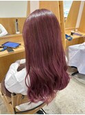 【ケアブリーチでつくる!!艶感ラベンダーピンク♪】