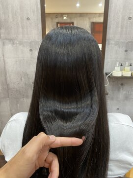 リズ(RIZ) UPTOGLOSS＋縮毛矯正＋マイクロバブル