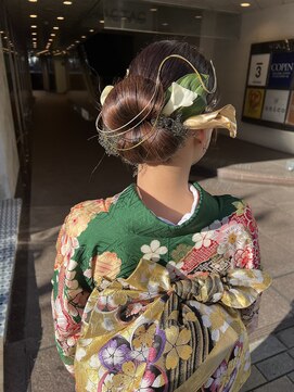 レイン(RAIN) 成人式や袴に可愛いアレンジ