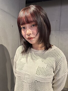 レオニード 表参道(LEONID) 前髪インナーのウルフヘア