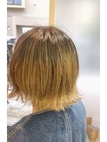 サニア(SUNXIA)&nbsp;裾カラー×ニュアンスボブ