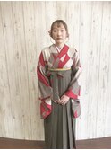 JLB【ヘアセット袴着付け】