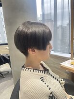 リーオオサカ(Lee Osaka)&nbsp;【Lee大阪店】刈り上げショート×オリーブ/新出