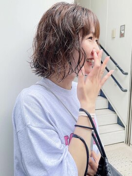 カフ(CAF) CAF照下　大阪　心斎橋　似合わせカット ボブパーマ　大阪パーマ
