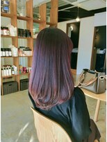キートス ヘアーデザインプラス(kiitos hair design +) バイオレッドカラー