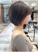 みねスタイル♪ 前下がり ひし形 ショートボブ 30代 40代 50代