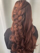 マーズ(Hair&Make Mars+)&nbsp;編みたらしアレンジ